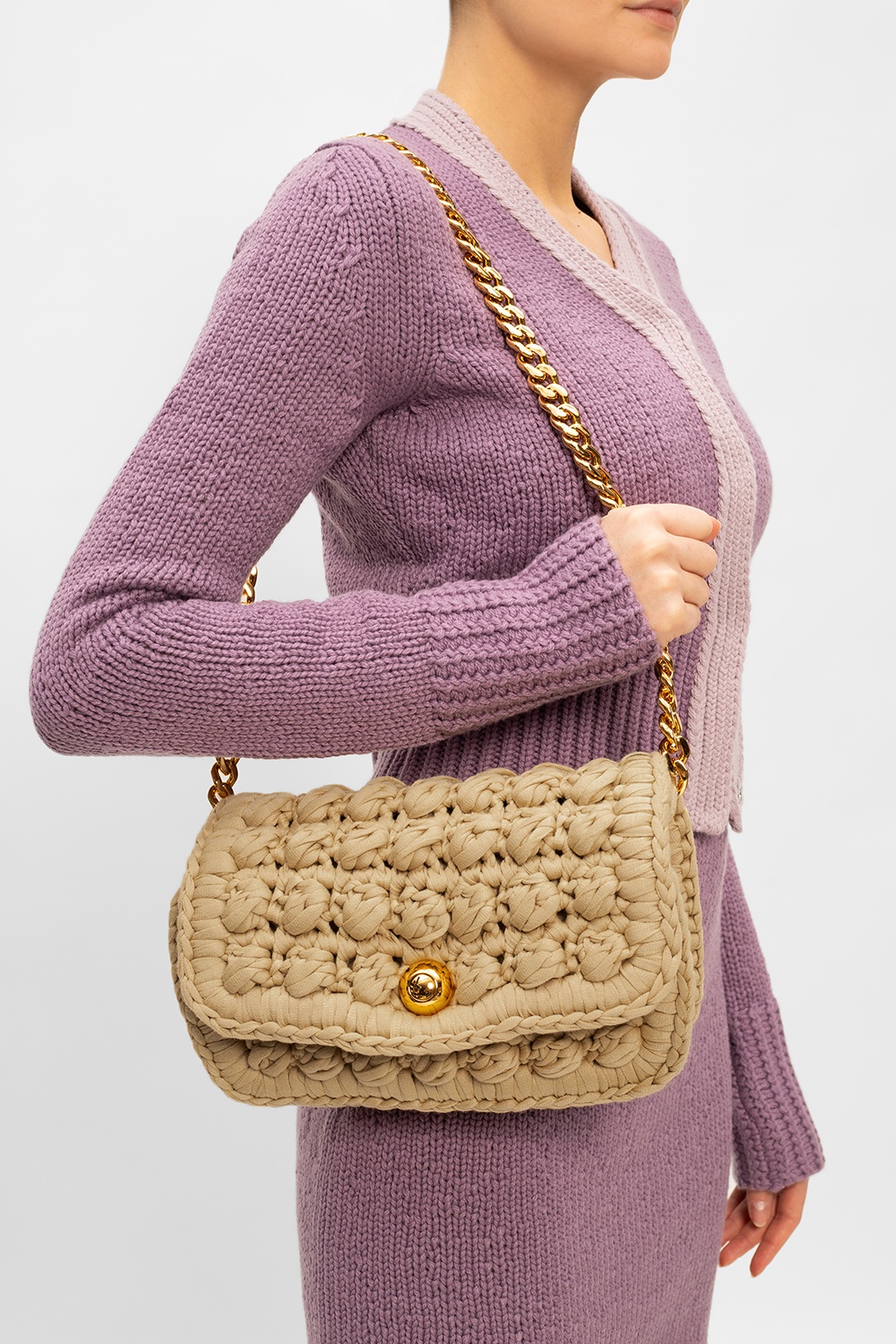 Bottega crochet bag sale